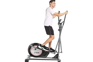 PROFUN Crosstrainer Für Zuhause, Ellipsentrainer mit APP-Steuerung, 8 Magnetwiderstandsstufen, Bluetooth, 12kg Schwungrad, 170kg Max Kapazität Gewicht