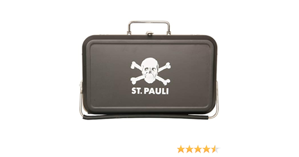 Fc St Pauli Totenkopf Tischgrill Koffergrill Amazon De Sport Freizeit