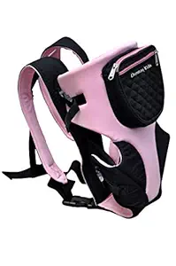 Ineffable ?Premium Baby Carrier Cum Kangaroo Bag (Black)?(Pink)