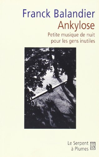 couverture de : Ankylose
