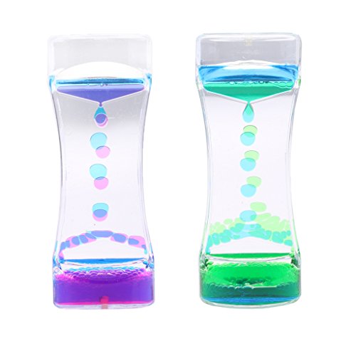 Preisvergleich Produktbild Sharplace 2 Pcs Flüssige Zeitmesser Liquid Timer-Doppelfarbig