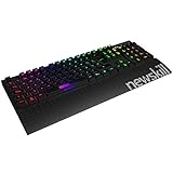 Reinventando el rgb Newskill Hanshi Spectrum - Teclado mecánico gaming RGB, (Estructura metalica, reposamuñecas removible, efectos RGB, \"Switch RED\"), negro [España]
