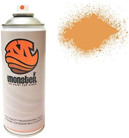 Monster Premiere Gloss Finish Pastel Yellow RAL 1034 Spray Paint, All Purpose Interior/Exterior, Art, Crafts, auto, Home Furniture, 400ml