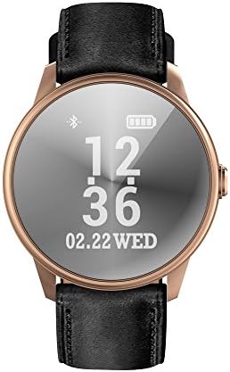 Health Band Bluetooth Wristbands Support Blood Pressure Monitor Smart Watch Bracelet with Heart Rate Monitor Parents Gift … (Gold)