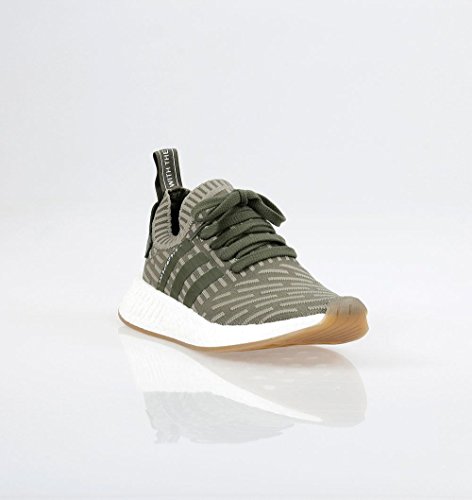 adidas gazelle silver green womens Adidas NMD R2 Primeknit White Black main image 1