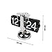 Produktbild LeaningTech Retro Steampunk aus Edelstahl Kleine Skala Flip Down Uhr, Tisch Zuhause Interne Gear Betriebe, Modern Digital Mechanische Uhr für Dekoration