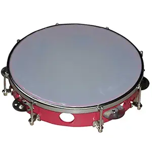 DronaIndia Tambourine Hand Percussion Musical Instrument