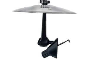 KAYSUDA Mini piatto per auto, per gli amanti della musica, per tutti i tipi di veicoli, colore argento