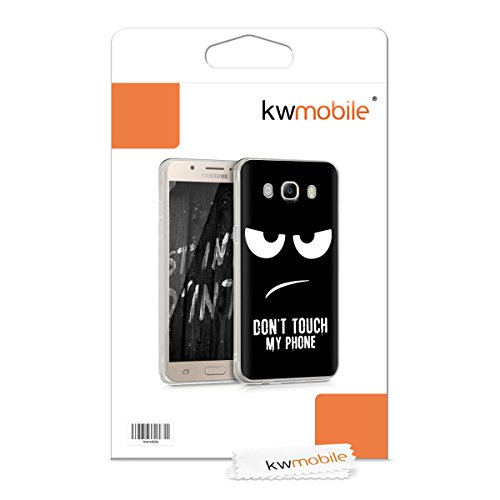 kwmobile Funda para Samsung Galaxy J5 2016 DUOS - Carcasa de TPU para m vil y dise o Don t Touch my Phone en Blanco Negro reviews kwmobile Funda para Samsung Galaxy J5 2016 DUOS - Carcasa de TPU para m vil y dise o Don t Touch my Phone en Blanco Negro