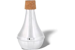 Dilwe Sourdine de Trompette Muet Pratique Silencieux Accessoire pour Trompette