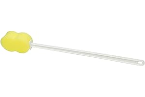 HOMECRAFT Sammons Preston, éponge mousse à contour, avec long manche en plastique de 57cm, aide à la toilette, bain douche