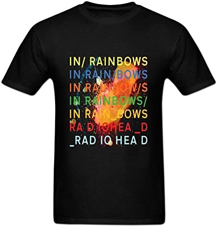Triumph turn Men's Customized Radiohead In Rainbows O Neck T Shirt