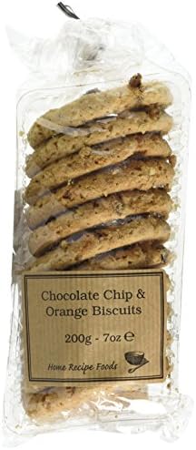 Home Recipe Chocolate Chip and Orange Biscuits 200 g (Pack of 12)