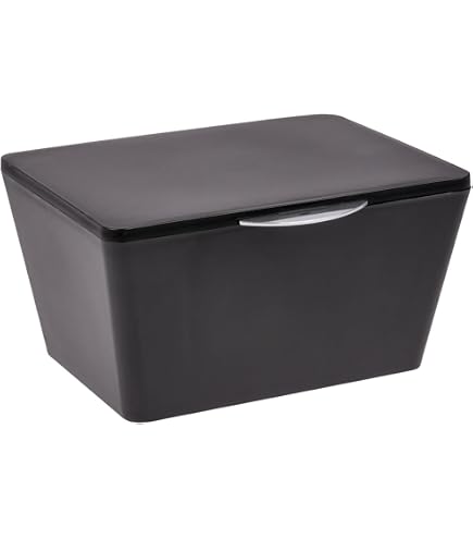 Scatola portaoggetti con coperchio Antracite Plastica (29,3 x 24,5 x 45 cm) | Leroy Merlin Scatola portaoggetti con coperchio Antracite Plastica (29,3 x 24,5 x 45 cm) | Leroy Merlin