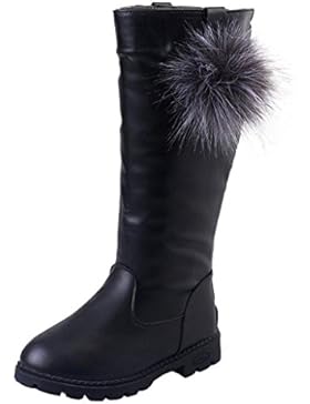 TPulling Herbst Und Winter Mädchen Mode Hohe Stiefel Verdickung Schneestiefel