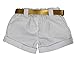 TUTTO PICCOLO "Little Sunshine" baby girls set of shorts and belt (white/gold)
