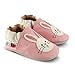 Pink Bunny Soft Leather Baby Shoes | 18 - 24 months
