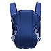 Produktbild Leyeet Multifunktionale 0-24Months Babytragen Atmungsaktive Vorderseite Baby Komfortable Sling Rucksack Tasche Wrap Baby Kangroo Gürtel (Color : Navy Blue)