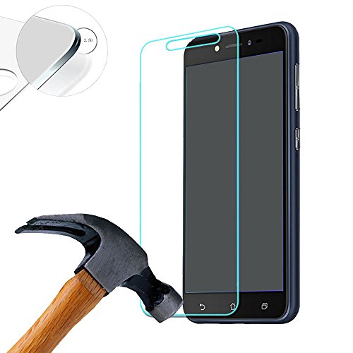 LuseeÂ® 2 x pack Protezione Schermo vetro temperato per Asus ZenFone Live ZB501KL Pellicola Vetro Protettivo Salvaschermo e Film protettiva ultra-duro vetro 9H