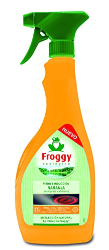 Froggy ecológico - Vitro & Inducción Naranja - Limpiador para vitrocerámicas y placas de inducción - 500 ml
