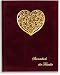 Produktbild Stammbuch Hochzeit Wona FÜR ALLE FORMATE (Klassik, A5, A4) Bordeaux incl. 3 Klarsichthüllen