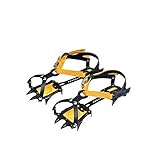 Bolsa de transporte incluida para guardar y mantener seguros los crampones. Conveniente para las actividades alpestres del trekking, el subir y del esquí