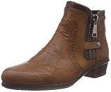 Weicher Gehcomfort Rieker Damen Y07B7 Kurzschaft Stiefel, Braun (Cuoio/Chestnut/Kastanie 23), 39 EU