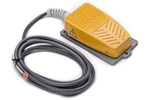 HEYNANA Interruptor Industrial de Pedal Interruptor de Pie Metálico