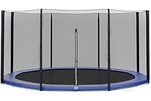 ULTRAPOWER SPORTS Red de Seguridad para Trampolín 244 305 366 396 397 400 426 427 430 cm, Protector Cama Elastica, Red de Repuesto para Cama Elastica, Red de Repuesto para Trampolín Redondo para 6/8 Postes Rectos