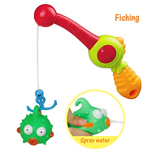 Jouet-de-Bain-Jeu-de-Pche-Poisson-et-Canne--Pche-pour-Enfant-Fill-Garcon-6-pices