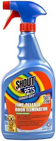 Shout for Pets Turbo-Oxy Time-Release Odor Eliminator Spray, 32 oz.