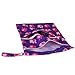 2-Zip Washable Baby Cloth Diaper Nappy Bag Elephant Pattern Purple Background