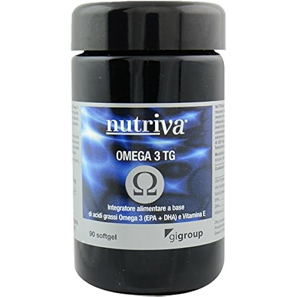 Nutriva OMEGA 3 TG 90 perle da 1410mg - Integratori di Acidi Grassi Omega 3  (EPA e DHA) : Amazon.it: Sport e tempo libero