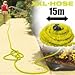 Produktbild Topnethandel5!!!!! GENIAL XXL SCHLAUCH Magic GELB!! Gartenschlauch flexibler Wasserschlauch mit Sprühpistole/Brause - Länge bis 15 m, 4-lagig, dehnbar - kein Schlauchsalat - extrem leicht nur 900g - verlängert sich um das 3-fache bei Wassereinlass