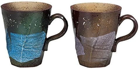 Kutani Craft Mug Cup Pair Ginsai
