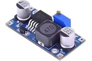DODGE DESIGNS 2Pcs - LM2596 DC-DC Buck Converter, Adjustable Step Down Voltage Regulator 3-40V to 1.5-35V High Efficiency Volt Reducer Transformer Module