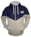 Produktbild Max Edition Herren Kapuzenpullover Sweatshirt mit Kapuze MSW 50 navy/grau marl Gr. M