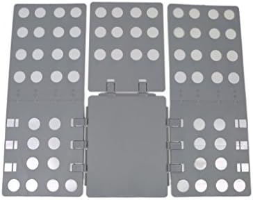 Plastic Clothes Folder Laundry T-shirts Pants Towels Organizer Folding Board Random Color（Grey or Red）