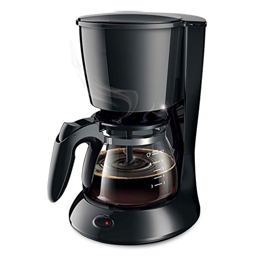 détail Machine à café filtre avec un pot en verre, 6Cup Cafetière avec fonction anti-goutte Capacité 0.6L 700W Noir by DRM