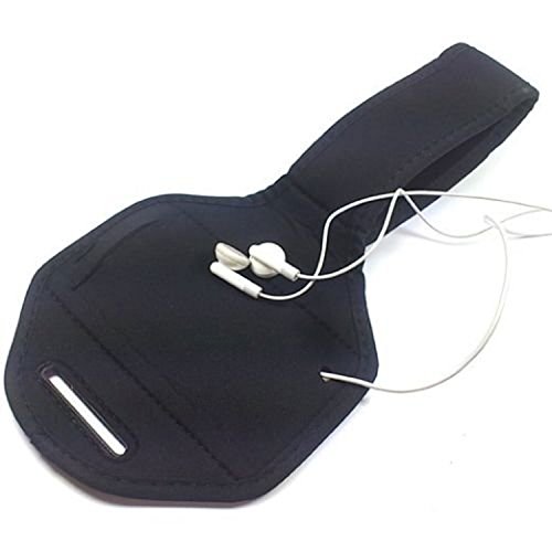 handy-point Armhalter, Armband für Sport, Laufen, Joggen für Samsung Galaxy S4, S5, S5 Neo, S6, S7, A5 2016, Alpha, Grand Neo, Sony Xperia Z1, Z2, Z3, Z3+, Sony Z5 Compact, HTC One M8, M9,One E8, A9, Desire Eye, 620, LG L Bello, G3s, L80, G2, Lumia 535, 930, 830… Universell 14,5 cm x 8 cm mit Fach für Schlüssel, Kopfhörer, Schwarz - 2