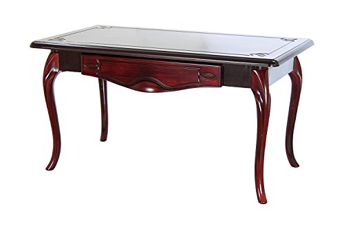 High Street Design Coffee Table with Cabriole legs and hand finished in Antique Redwood.