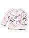 M&Co Baby Girl Owl Print Cotton Long Sleeve T-Shirt Cream 2/3 Yr