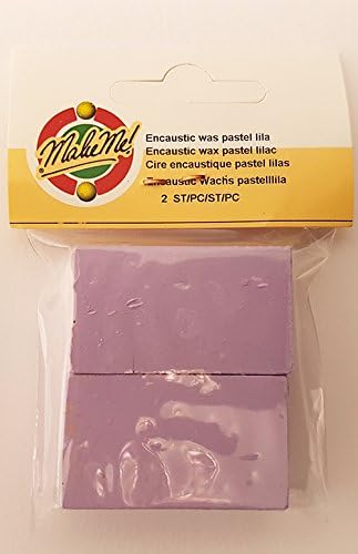 Encaustic Wax - Pastel Lilac, pk of 2 blocks, 11mm x 24mm x 42mm each