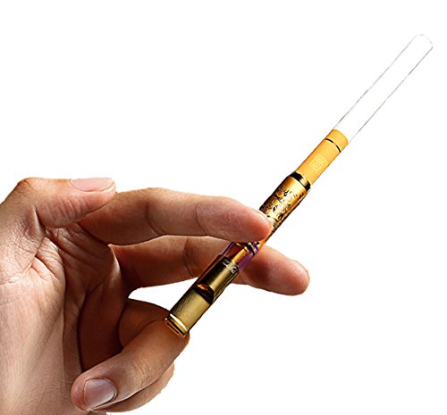 24k Gold überzogen Drache Clean-Typ Mehrfach-Filterung Zigarettenspitze Rauch-Tabak-Filter Reinigen Wiederverwendbare Tabak-Tar Ash Filterhalter Für Männer, um die 0,8mm und Ms. Verwenden 0.6mm Zigarette Base. - 7