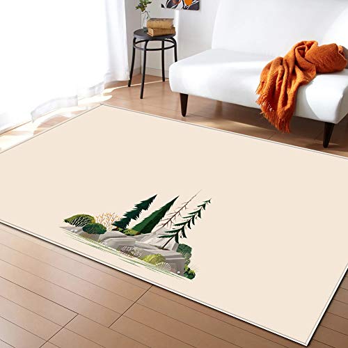 Preisvergleich Produktbild MATGHN Zeitgenössische Teppiche Moderne 3D Super Soft Polyester Teppich Wohnzimmer Schlafzimmer Boden Fußmatte,G,160x120cm