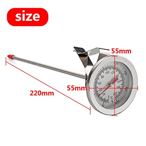 Preisvergleich Produktbild Temperature Instruments - Food Meat Thermometer Stainless Steel Oven Cooking Bbq Baking Probe Gauge 200 Centigrade - Instruments Temperature Temperature Instruments Clean Supply Mercedes Stai