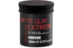 Osmo Matte Clay Extreme | Dry Textured Control | Matt finish for a Natural look. Vegan. 100ml.