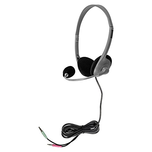 HamiltonBuhl Personal Multimedia Headset with Gooseneck Microphone
