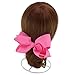 Ambielly 20Pcs Baby Girl Headbands Grosgrain Ribbon 6" Large Boutique Hair Bows Alligator Clips For Teens Kids (20 Solid Colors 6")