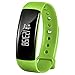 Produktbild Fitness Armband Fitness Tracker Smart Sport Watch Bluetooth 4.0 Smartband IP67 Wasserdicht Fitnessarmband mit 0.86 Zoll OLED Display, Unterstützt Pulsmesser, Schlafmonitor, Schrittzähler und Anrufer ID Benachrichtigung für IPhone IOS Android
